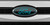 FORD LOGO OVERLAY EMBLEM DECAL BLACK-TEAL