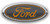 FORD OVERLAY CARBON FIBER EMBLEM DECAL TREMOR ORANGE
