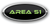 FORD AREA 51 OVERLAY EMBLEM BADGE VINYL DECAL