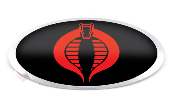 KIA OVERLAY EMBLEM GI JOE COBRA DECALS