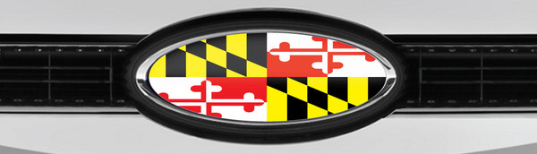 FORD MARYLAND STATE OVERLAY EMBLEM DECALS FORD MARYLAND STATE OVERLAY EMBLEM DECALS