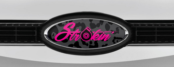 LEOPARD STEALTH POWER STROKIN OVERLAY EMBLEM DECALS 3PC KIT