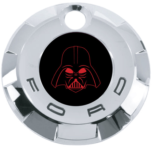 FORD MUSTANG DARTH VADER FAUX REAR DECAL