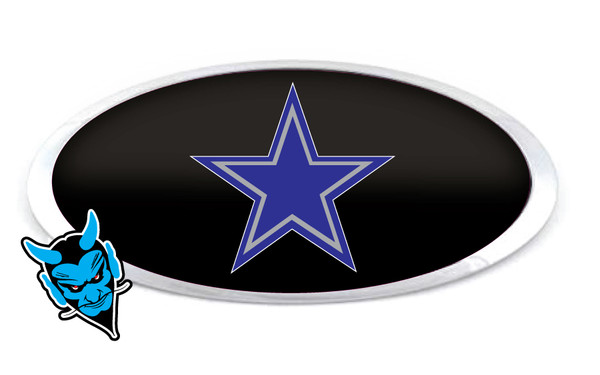 KIA OVERLAY EMBLEM DALLAS COWBOYS DECALS