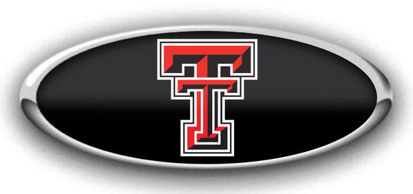 FORD TEXAS TECH RAIDERS OVERLAY EMBLEM DECALS