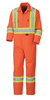 PIONEER 5514T INDUSTRIAL WASH SAFETY COVERALLS - HI-VIZ ORANGE (TALL)