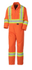PIONEER 5555 FLAME RESISTANT/ARC RATED SAFETY COVERALL - HI-VIZ ORANGE
