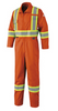 PIONEER 7702 FR-TECHÂ¢ FLAME RESISTANT 7 OZ SAFETY COVERALL - HI-VIZ ORANGE