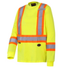 PIONEER 6982 SAFETY LONG SLEEVED 100 COTTON SHIRT - YELLOW/GREEN