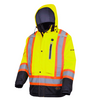 PIONEER 5408 HEATED INSULATED SAFETY JACKET - HI-VIZ YELLOW