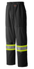 PIONEER 6003BKP HI-VIZ TRAFFIC SAFETY PANTS - BLACK