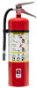 Strike First 10lb ABC Dry Chemical Fire Extinguisher. Appropriate size for shop, warehouse or garage.

Steel cylinder complete with protective skirt
Super durable polyester powder paint finish with superior corrosion resistance
Waterproof stainless steel gauge
Handle reinforced, full grip hardcoat anodized aluminum
Oversized pull pin with retaining strap for easier and faster activation
Color and bar coded labels for accurate service
Complies with NFPA 10 Standard
Meets Alberta Fire Code 4A60BC minimum rating