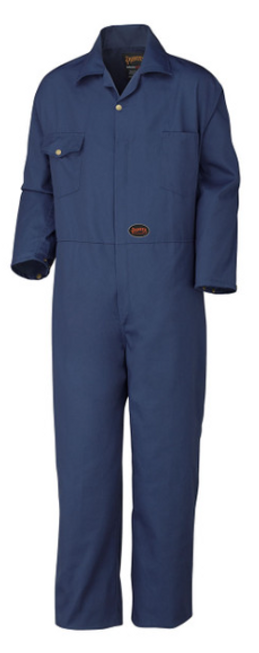 PIONEER 515 POLY/COTTON COVERALL - NAVY