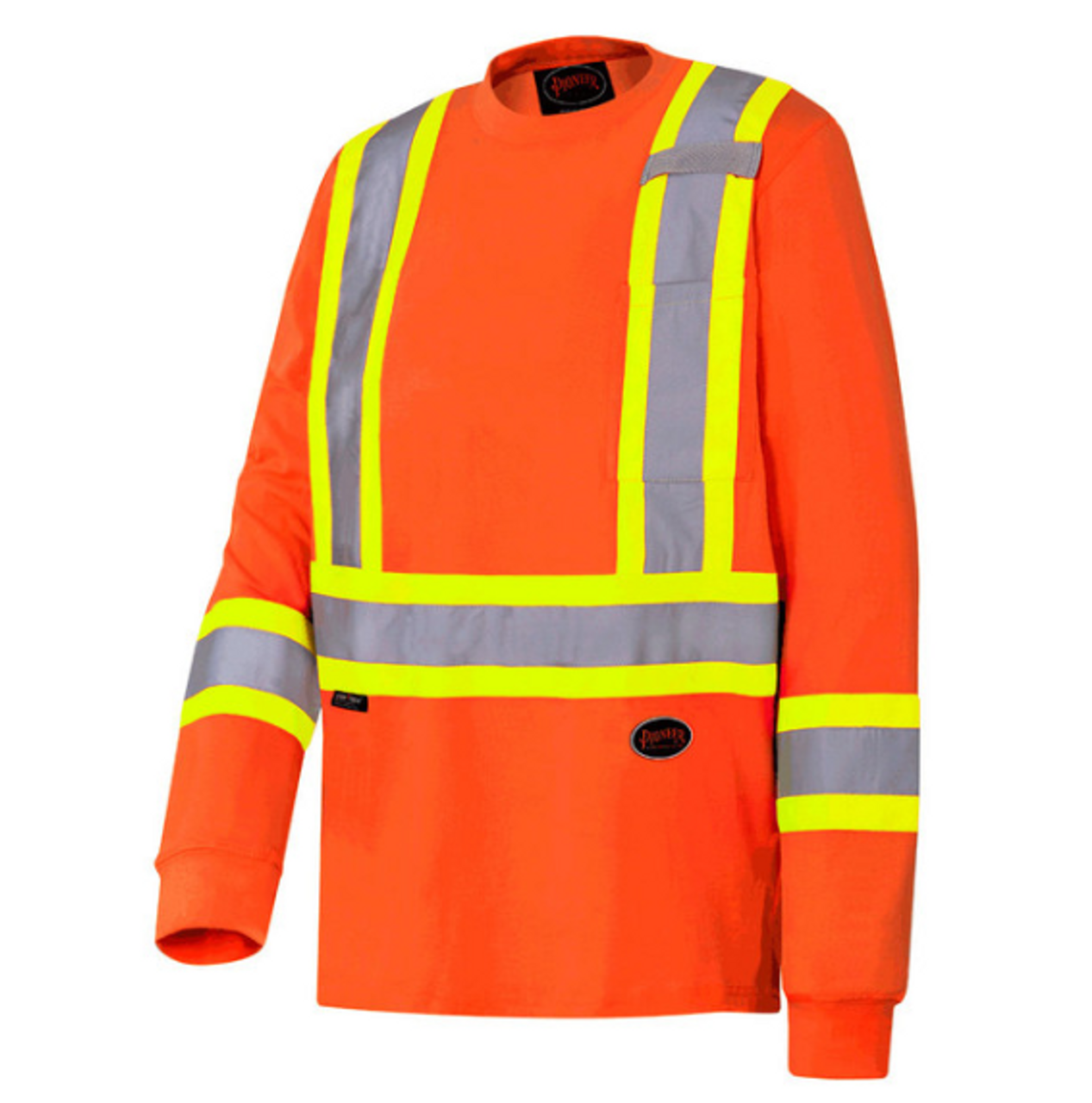 PIONEER 6981 SAFETY LONG SLEEVED 100% COTTON SHIRT - ORANGE