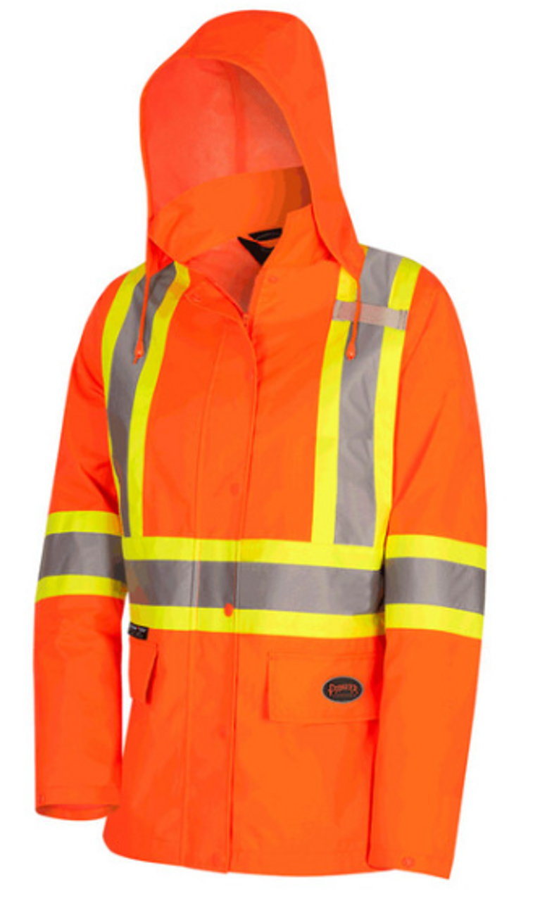 PIONEER 5626W WOMEN'S WATERPROOF JACKET - HI-VIZ ORANGE