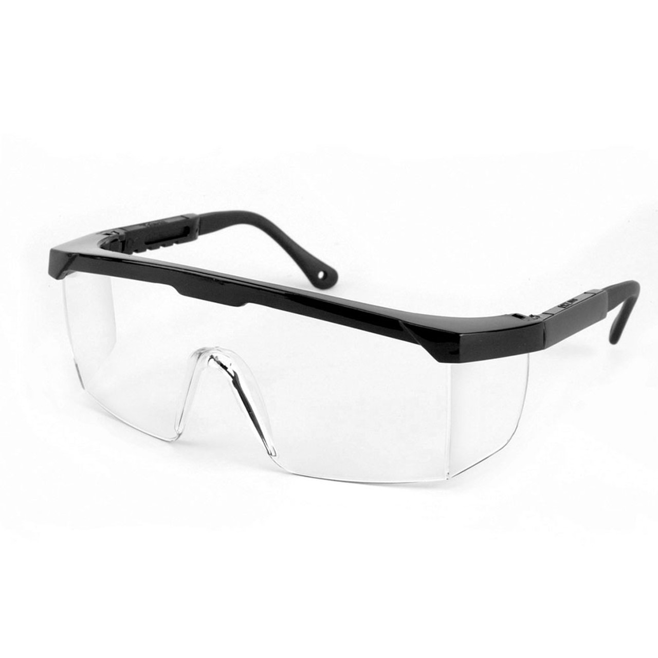 • Made using virgin, unitary polycarbonate lenses
• Provides 99.9% UV protection
• Ideal for construction, shop and general eye protection applications
• Classic one-piece molded lens offers excellent front/side protection
• Lightweight, comfortable and very affordable
• Arms are extendable for maximum fit and comfort
• S73801 offers same features but with a smaller frame for narrow faces
• Meets ANSI Z87.1-2015 standards and cUL certified to CAN/CSA Z94.3-2015 standards