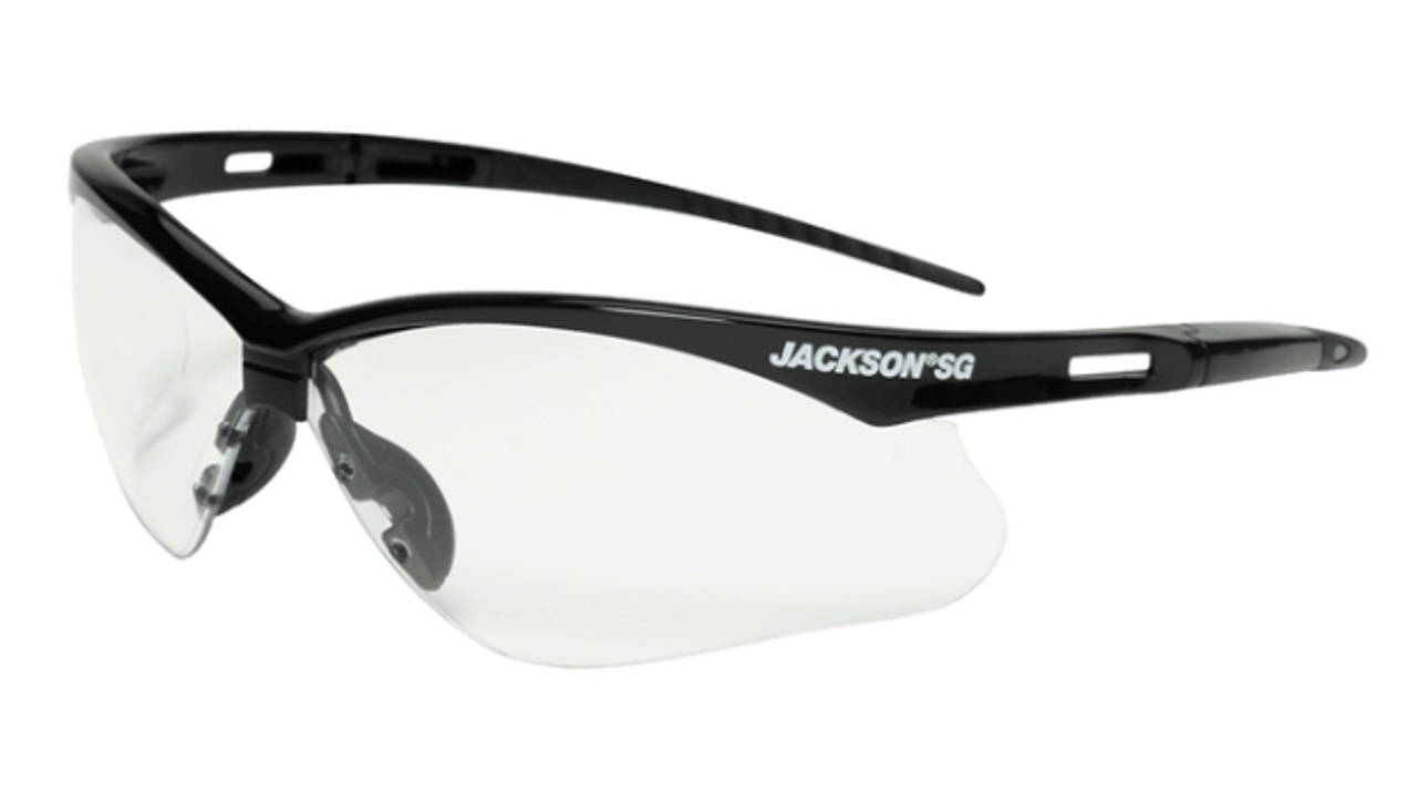 JACKSON SG SERIES PREMIUM SAFETY GLASSES - ANTI-SCRATCH, INTERIOR/EXTERIOR COATING (12 PACK)