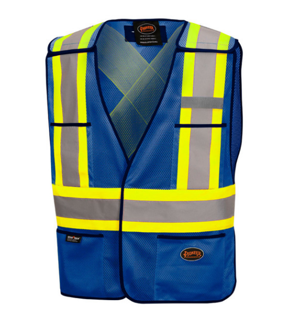 PIONEER 6927RB HI-VIZ ALL PURPOSE VEST - ROYAL BLUE