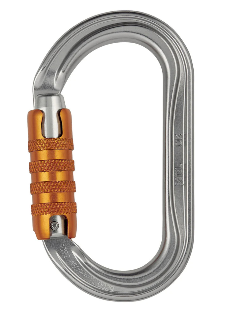 DETAILS
Symmetrical oval shape allows optimal loading of devices with a wide cross-section, such as pulleys, rope clamps and mobile fall arresters
Aluminum carabiner whose light weight reduces the weight of equipment the worker at height needs to carry
May be used with a CAPTIV positioning bar to favor loading of the carabiner along the major axis, to keep it integrated with the device, and to limit the risk of it flipping
Easier handling:
- fluid interior design limits the risk of having a catch point and facilitates rotation of the carabiner
- Keylock system to avoid any involuntary snagging of the carabiner
H cross-section:
- ensures an optimal strength/weight ratio
- protects markings from abrasion
Available in three different locking systems:
- TRIACT-LOCK: automatic locking with triple-action gate opening
- BALL-LOCK: automatic locking with triple-action gate opening, with lock indicator
- SCREW-LOCK: the manual screw-lock with red band provides a visual warning when the carabiner is unlocked
Also available in black (TRIACT-LOCK and SCREW-LOCK)
SPECIFICATIONS
Material(s): aluminum
Certification(s): CE EN 362, EAC