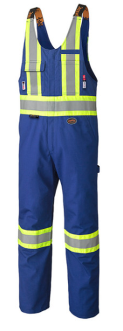 PIONNER 7714 FR-TECHÂ¢ FLAME RESISTANT/ARC RATED SAFETY OVERALLS - HI-VIZ ROYAL