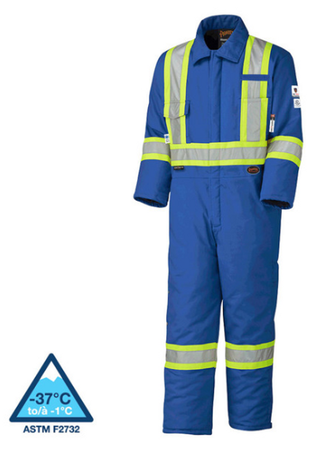 PIONEER 5522A FLAME RESISTANT/ARC RATED WITH INSULATION COVERALL - ROYAL