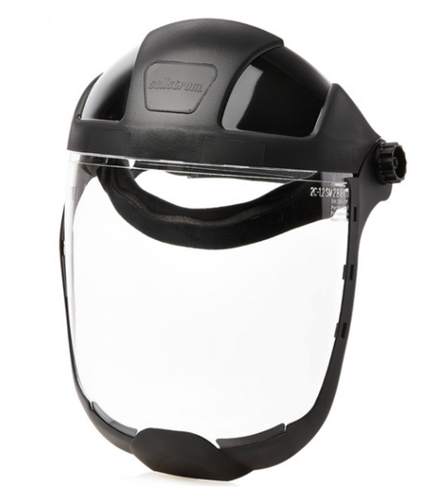 S32210 STANDARD FACE SHIELD WITH RETCHING HEADGEAR