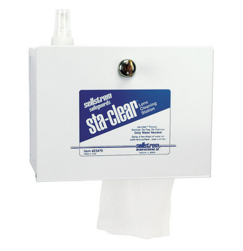 S23470 Metal Station (1,000 Tissues And Spray Bottle)