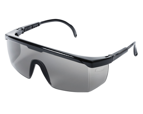 • Made using virgin, unitary polycarbonate lenses
• Provides 99.9% UV protection
• Ideal for construction, shop and general eye protection applications
• Classic one-piece molded lens offers excellent front/side protection
• Lightweight, comfortable and very affordable
• Arms are extendable for maximum fit and comfort
• S73801 offers same features but with a smaller frame for narrow faces
• Meets ANSI Z87.1-2015 standards and cUL certified to CAN/CSA Z94.3-2015 standards