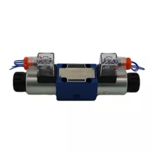 Hydraulic CETOP3 Valve Spring Centered 3 Position Double Acting Solenoid Directional Control Valve