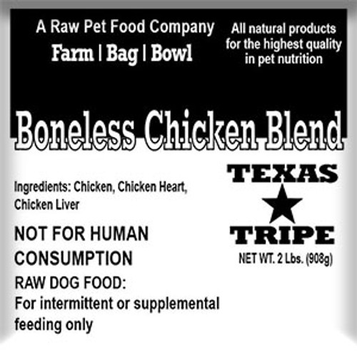 Boneless Chicken Blend - 20 lb case