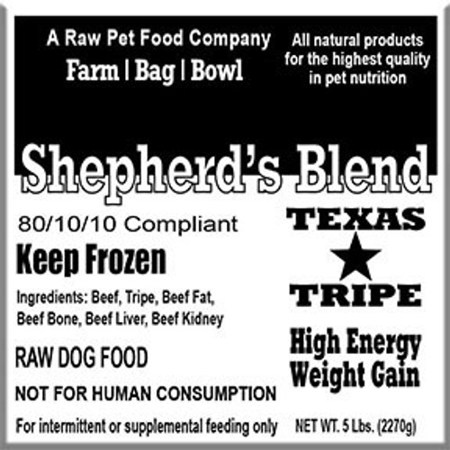 Bulk Shepherd's Blend - 30 lb case