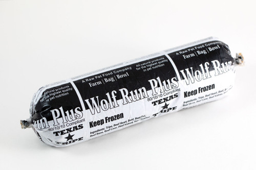 Bulk Wolf Run Plus- 30 lb case - No Beef Heart