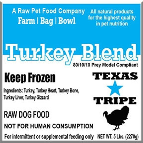 Bulk Turkey Blend 30lb case