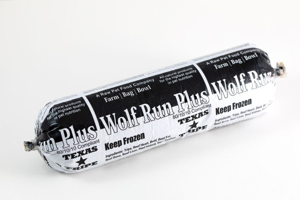 Bulk Wolf Run Plus- 30 lb case - No Beef Heart