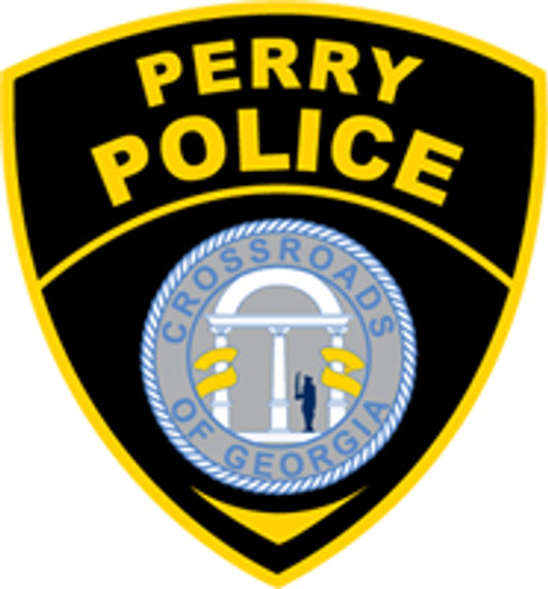 Perry Police Patch Plaque