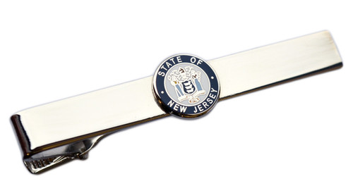 New Jersey State Seal Tie Bar (Nickel)