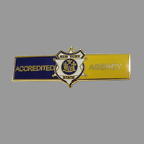 New York State NYS Accreditation Large Bar (Blue/Yellow)