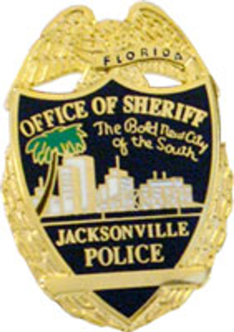 Jacksonville Gold Badge Pin