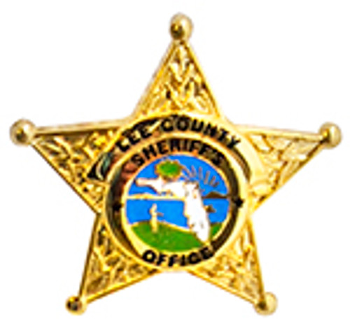 Lee County Florida Sheriff's Department Badge Lapel Pin