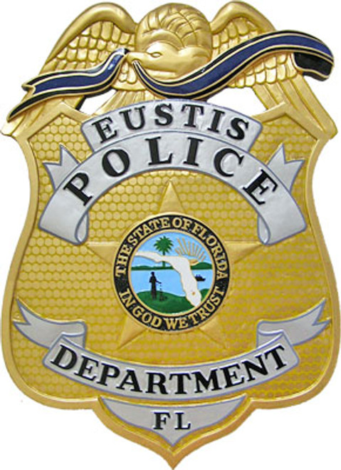 Eustis Police Badge Plaque (All sizes)