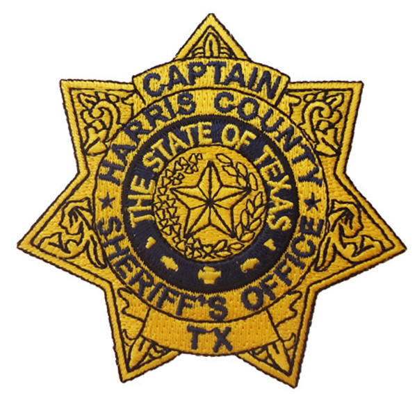 TX Harris County Sheriff`s Office Capitan Star Patch