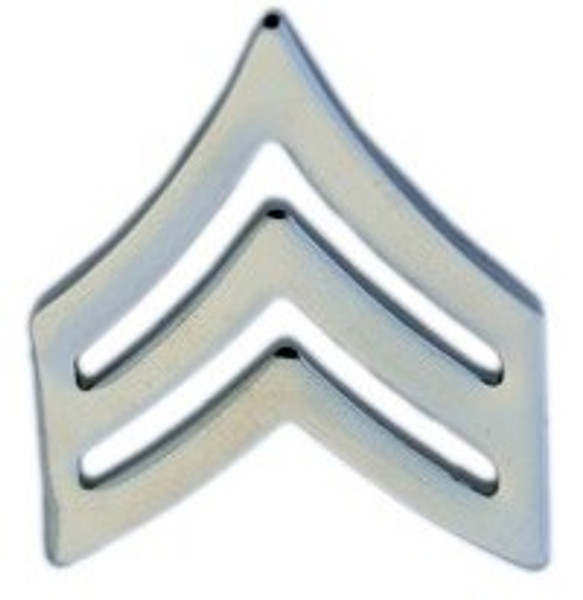 Military Sergeant  0.75" (Nickel)