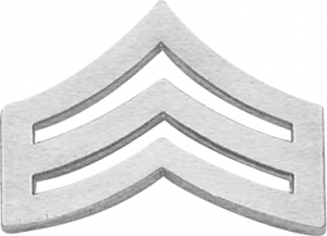 Sergeant Chevrons - Large 1 1/4"