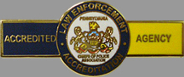 PA Chiefs of Police Accreditation Large Award Bar