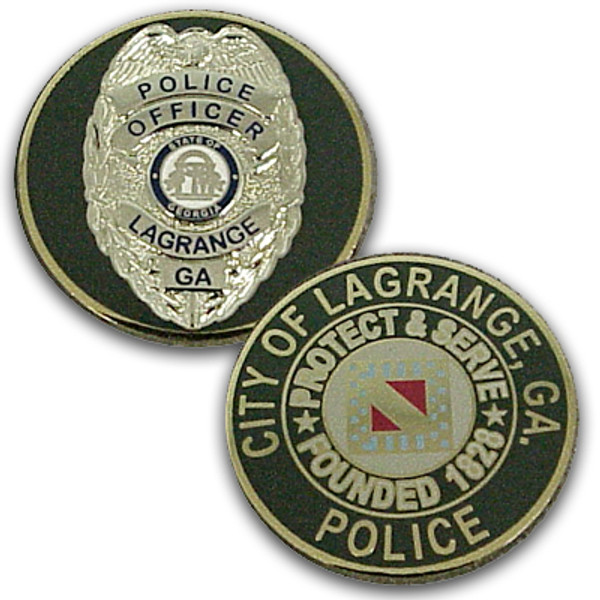 City of LaGrange Police (Georgia) Gold Badge Coin