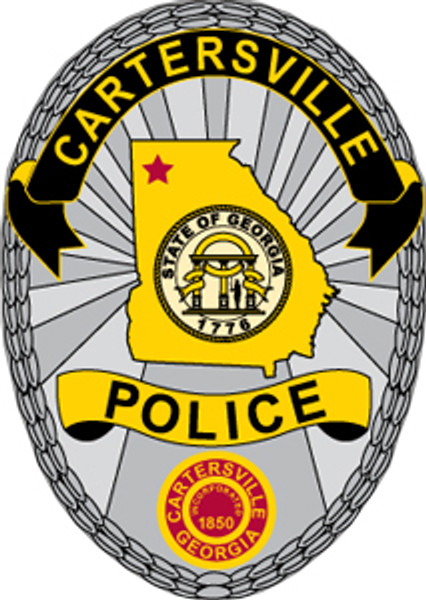 Cartersville Police Department Badge Plaque (All sizes)