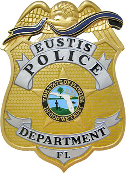 Eustis Police Badge Plaque (All sizes)