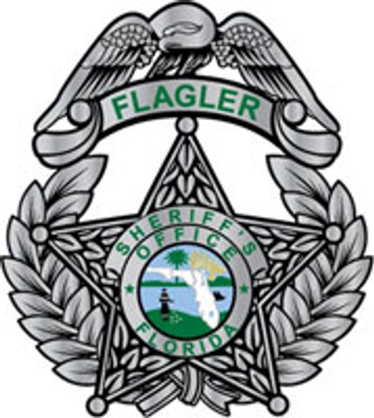 Flagler County Sheriff's Office Silver Star Plaque (All sizes)