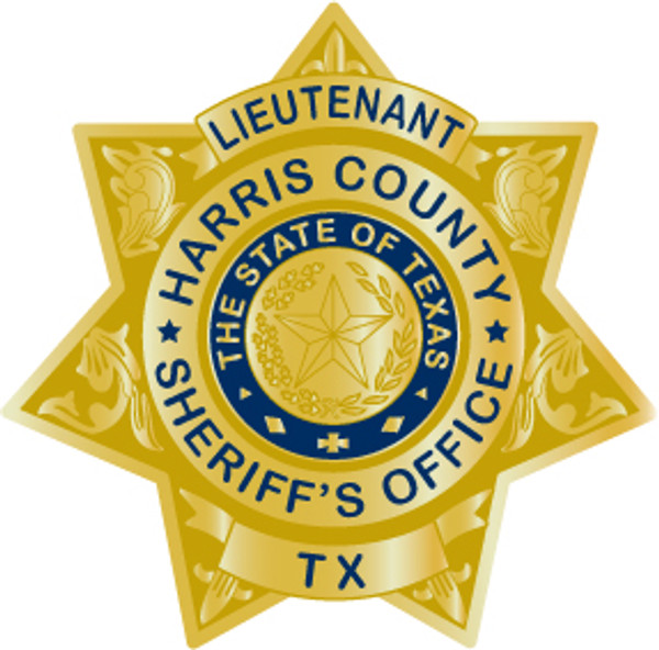 Harris County Sheriff's Office LIEUTENANT Plaque (All sizes)