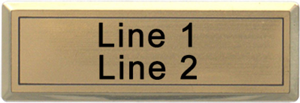 Replacement Plate for Deluxe Pocket Badge